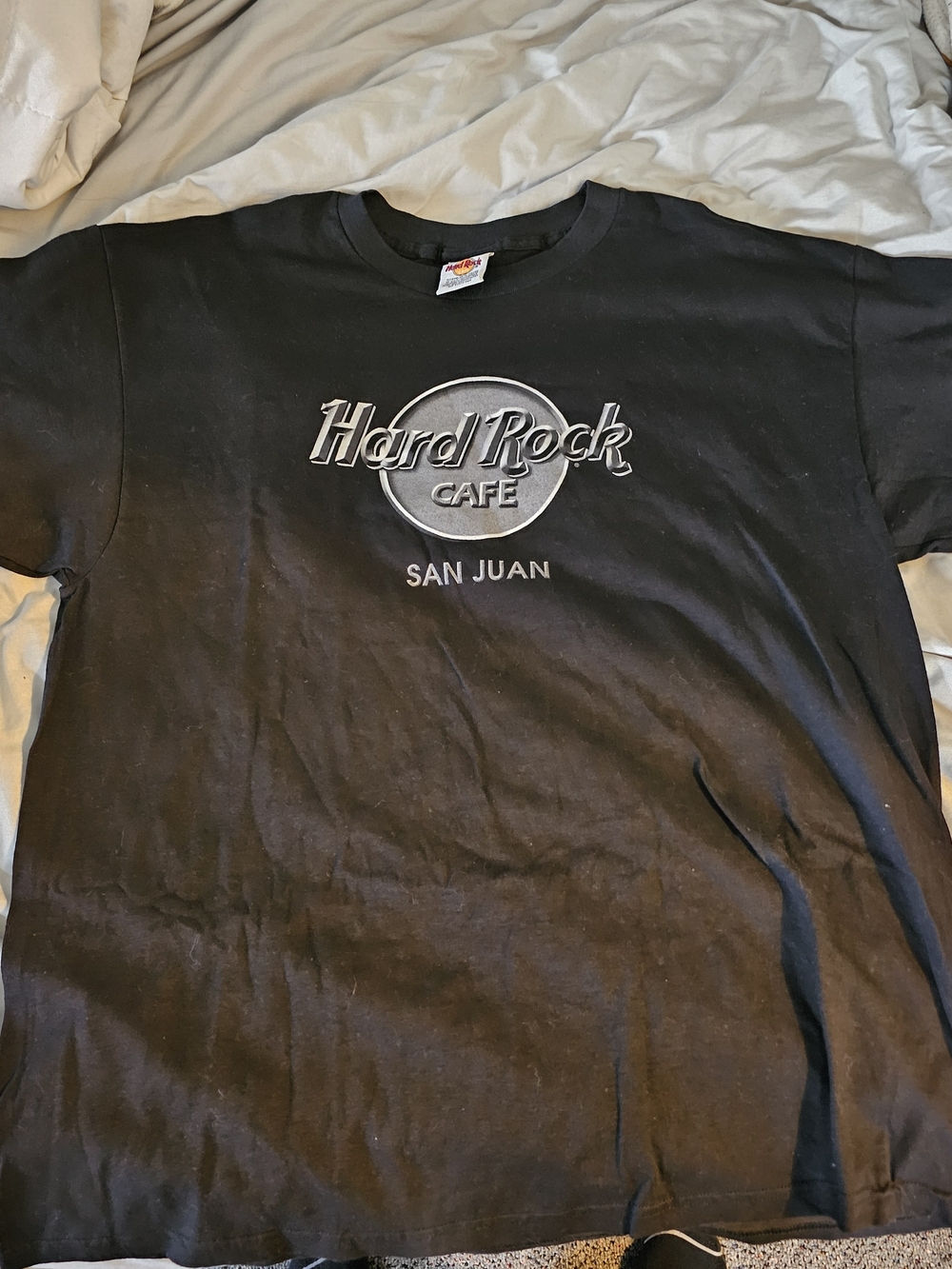 Vintage Hard Rock Cafe Black San Juan Logo Tee